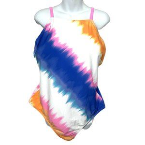 Decree Plus Size Tie Dye One Piece Swimsuit Size 2X NWOT